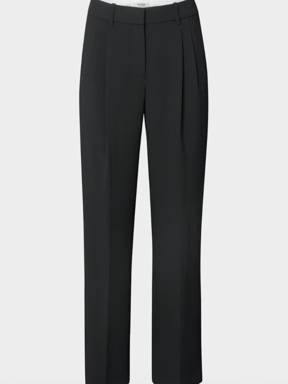 Aritzia Effortless Low-Rise Pants in Black - Crepette Size 4